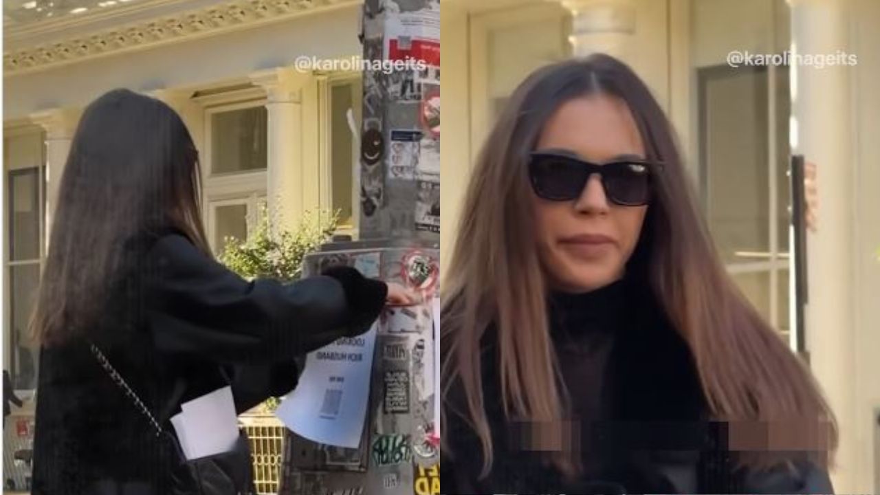 'Estoy buscando un esposo millonario', mujer pega afiches en busca del hombre ideal