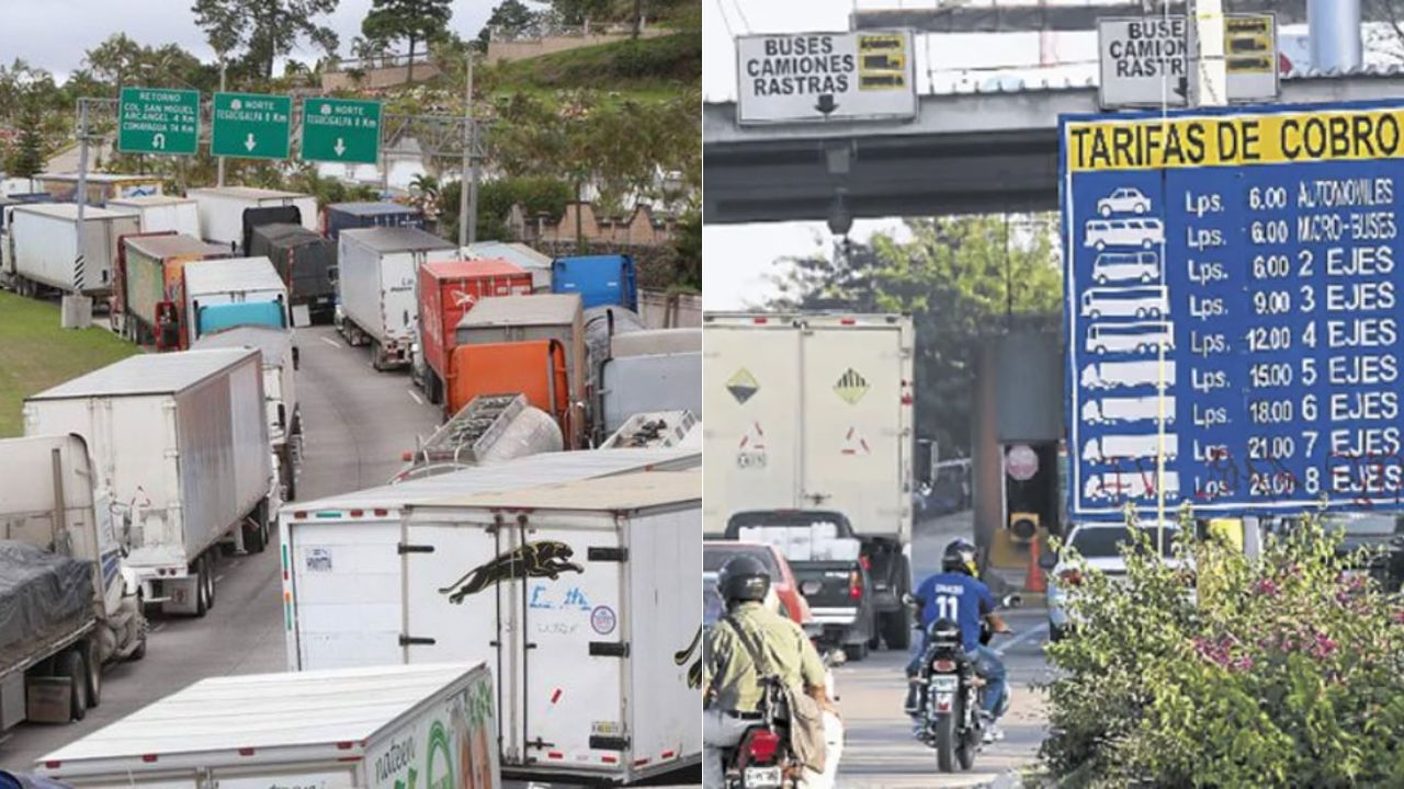 Transportistas de carga pesada anuncian paro la próxima semana si incrementa el precio del peaje