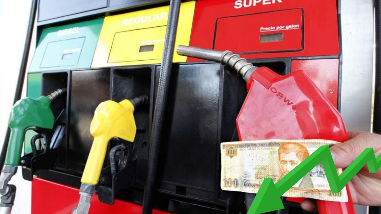 Precio del combustible en Honduras del 8 al 14 de enero: continúan las rebajas
