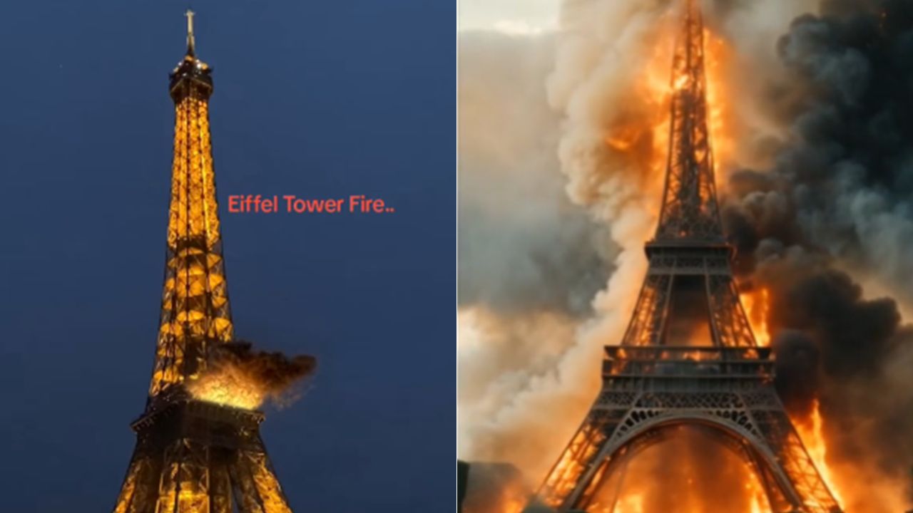 ¿Qué le pasó a la Torre Eiffel? Circula en internet que la construcción se incendió en 2024