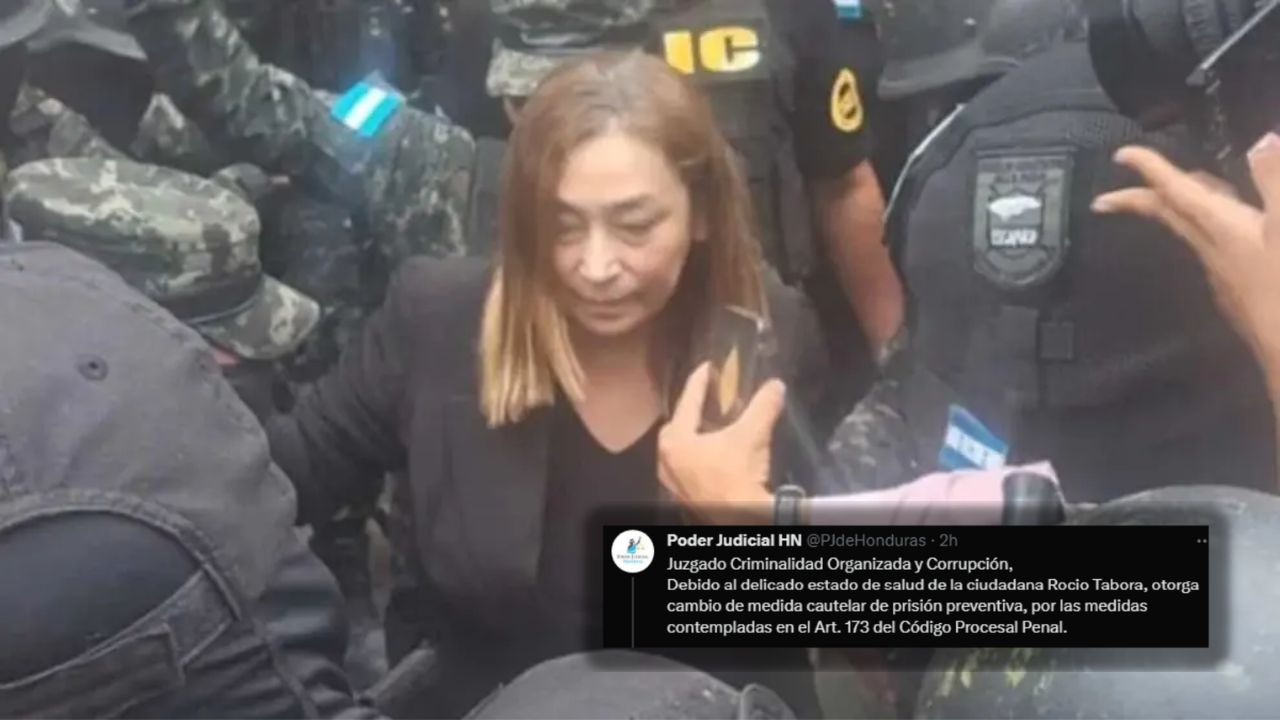 En libertad se defenderá exsecretaria de Finanzas, Rocío Tábora, debido a su estado de salud