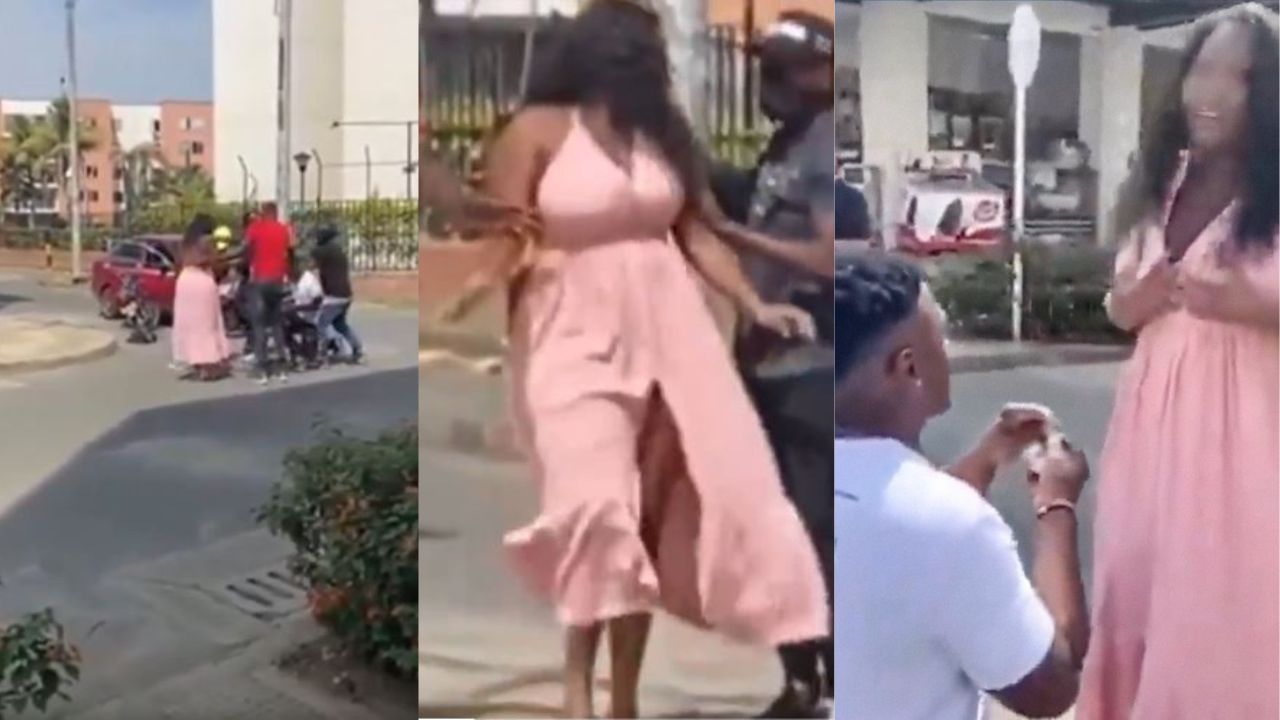 ¡Se pasó!, hombre fingió un asalto para pedirle matrimonio a su novia