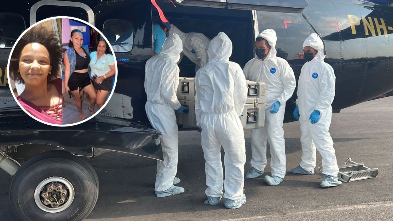 Así fue el traslado de los cuerpos de las tres jóvenes encontradas muertas en Roatán a SPS