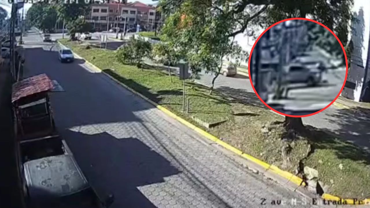 Vídeo capta momento en que vehículo atropella a un hombre en SPS