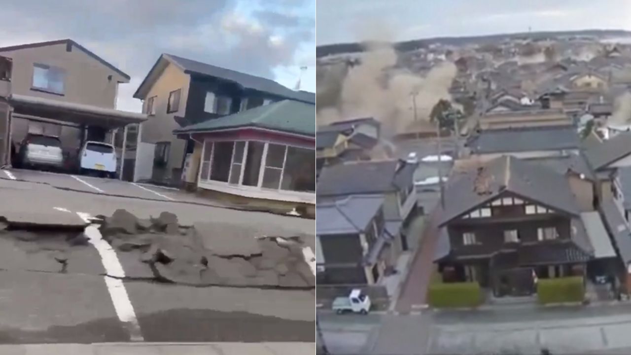 VIDEOS: Así se vivió el terremoto de magnitud 7.6 registrado este 1 de enero en Japón