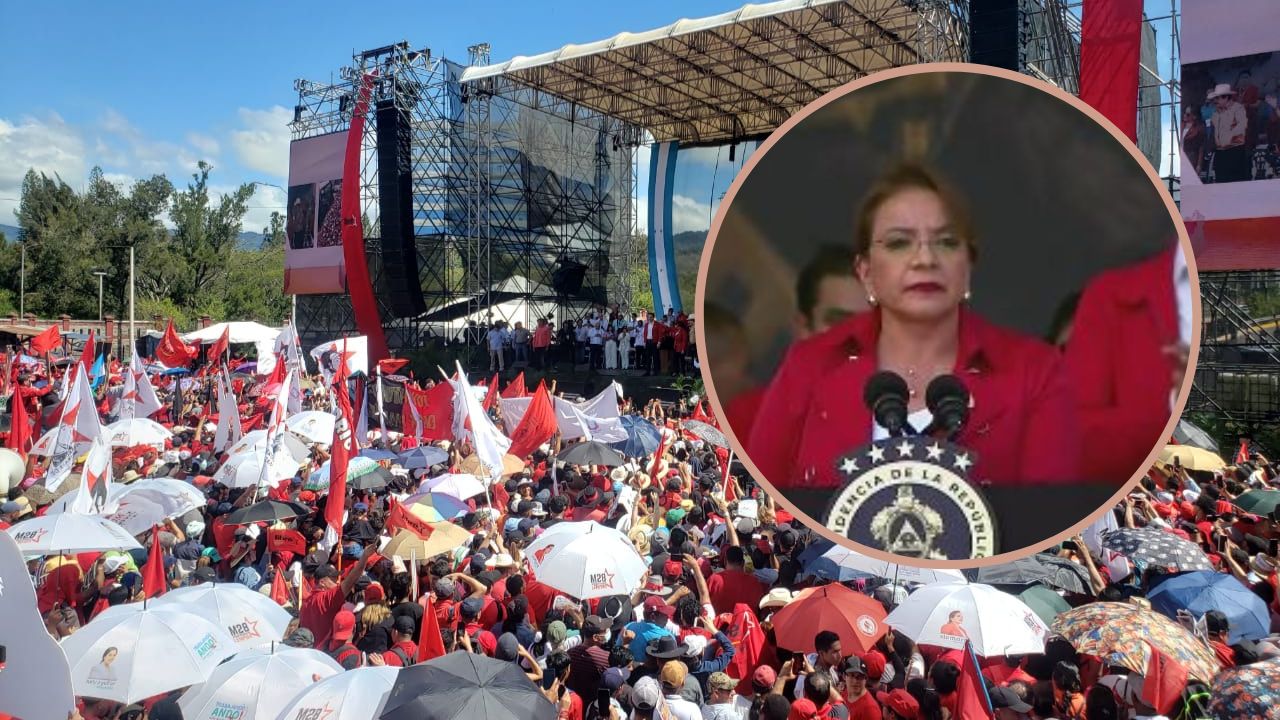 'Vamos por el camino correcto contra la corrupción': Xiomara Castro en la celebración de dos años de gobierno