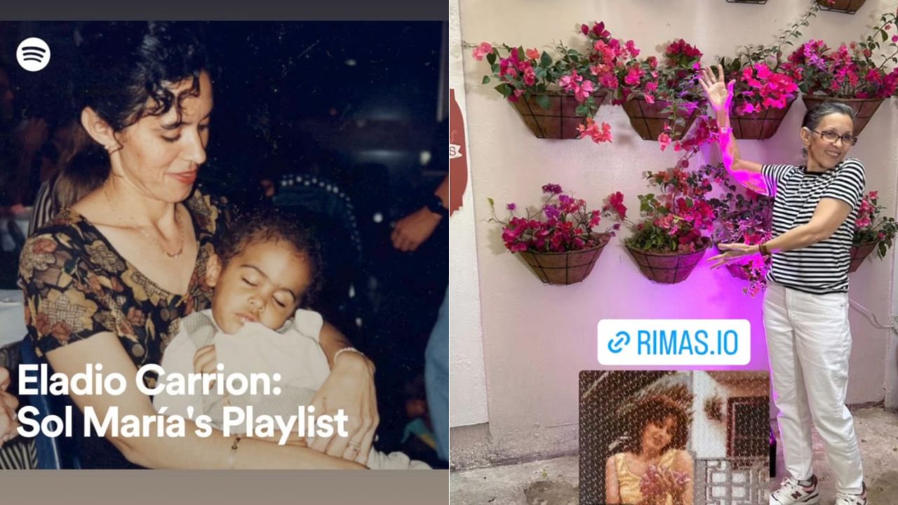 Sol María, madre de Eladio Carrión. Foto: Redes sociales