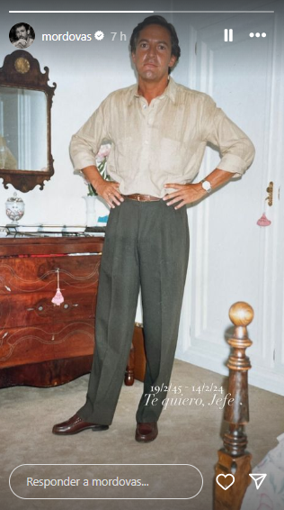 Historia de Manuel Ordovás en relación a lo acontecido con su padre. Foto: Instagram