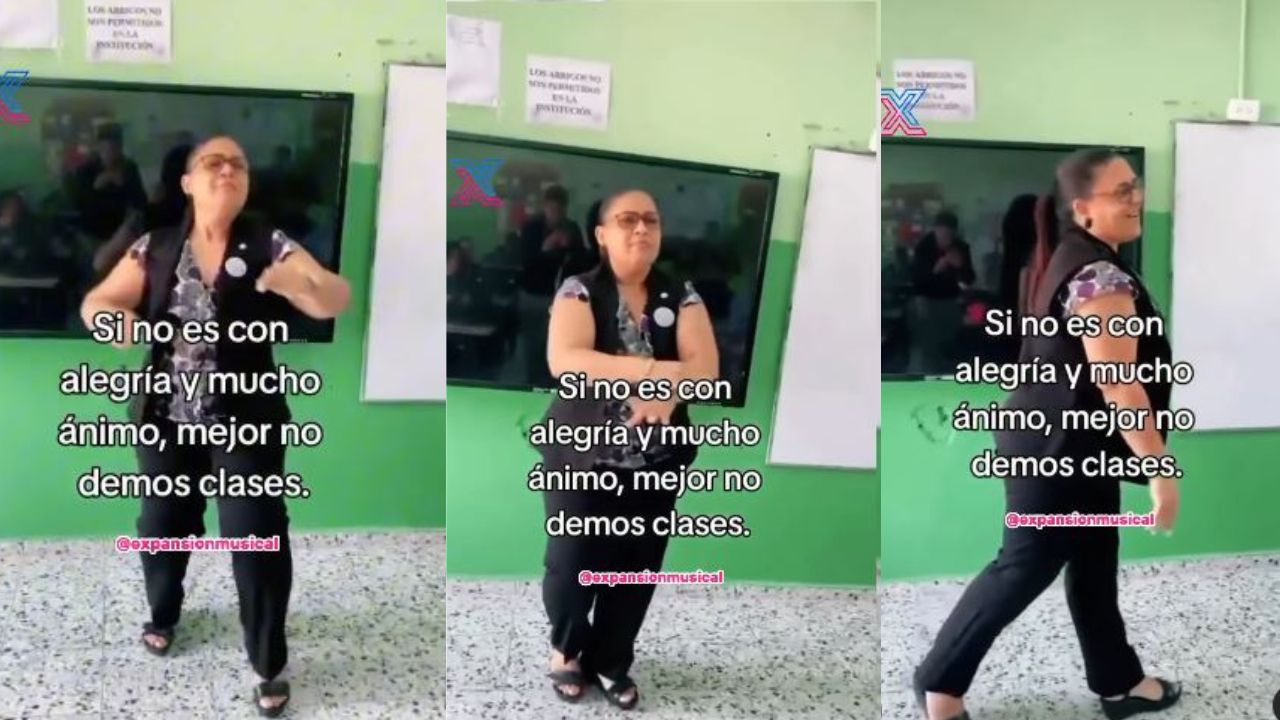 'La maestra que todos quisieran tener', sorprende con su optimismo al inicio de clases