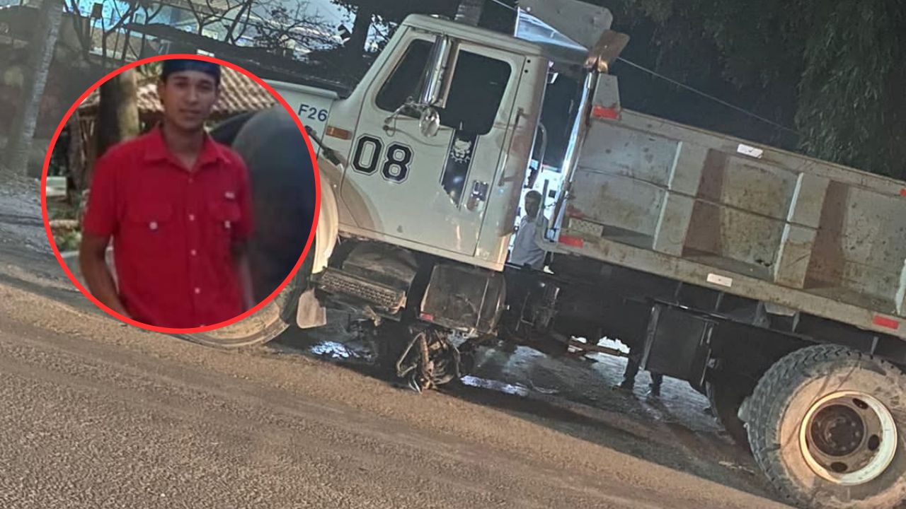 Captan accidente en moto donde viajaban esposos e hijo; el padre murió