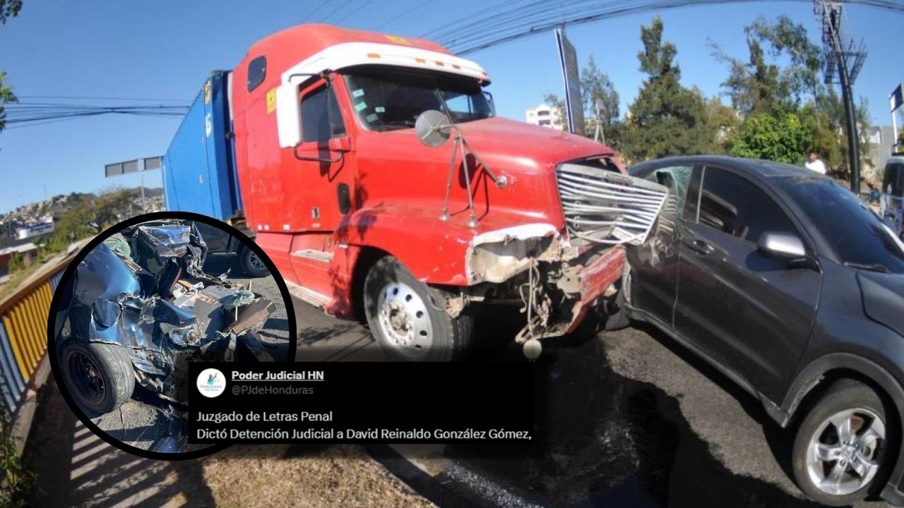 Dictan detención a conductor de rastra que embistió 20 carros en en el anillo periférico