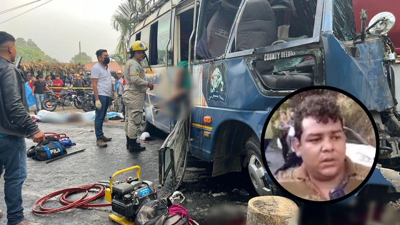 Accidente en Copán: conductor de bus explica que quien manejaba el vehículo era su ayudante