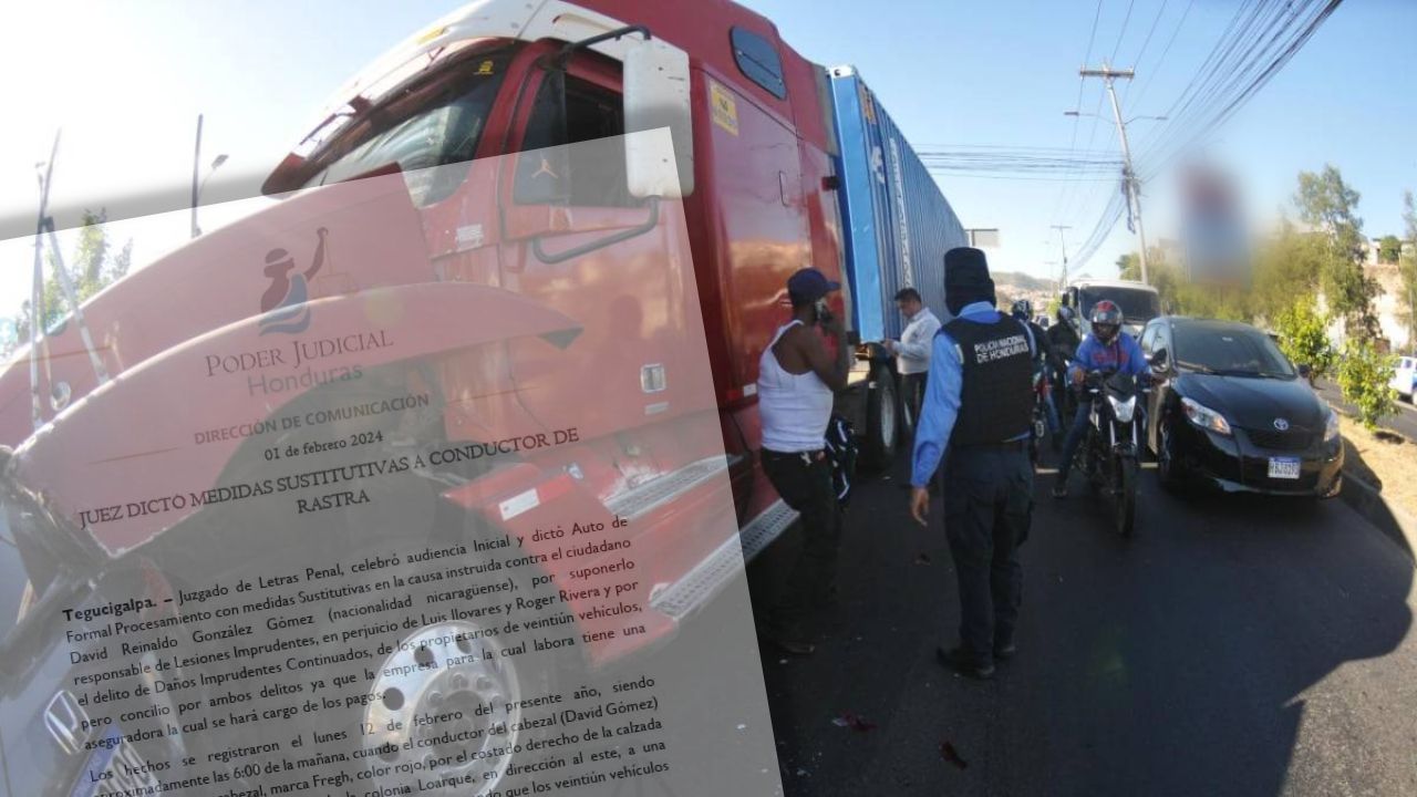 Conductor de rastra que causó múltiple accidente en anillo periférico se defenderá en libertad