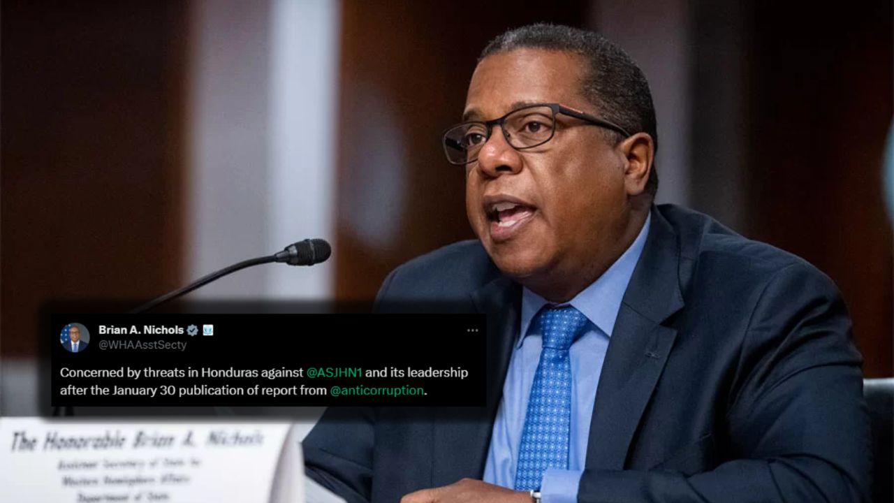 'Preocupado por amenazas contra ASJ', se pronuncia subsecretario Brian O. Nichols