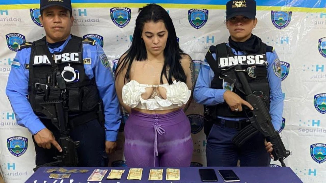 Cae alias 'La garra', hondureña miembro de la MS-13, acusada de traficar drogas