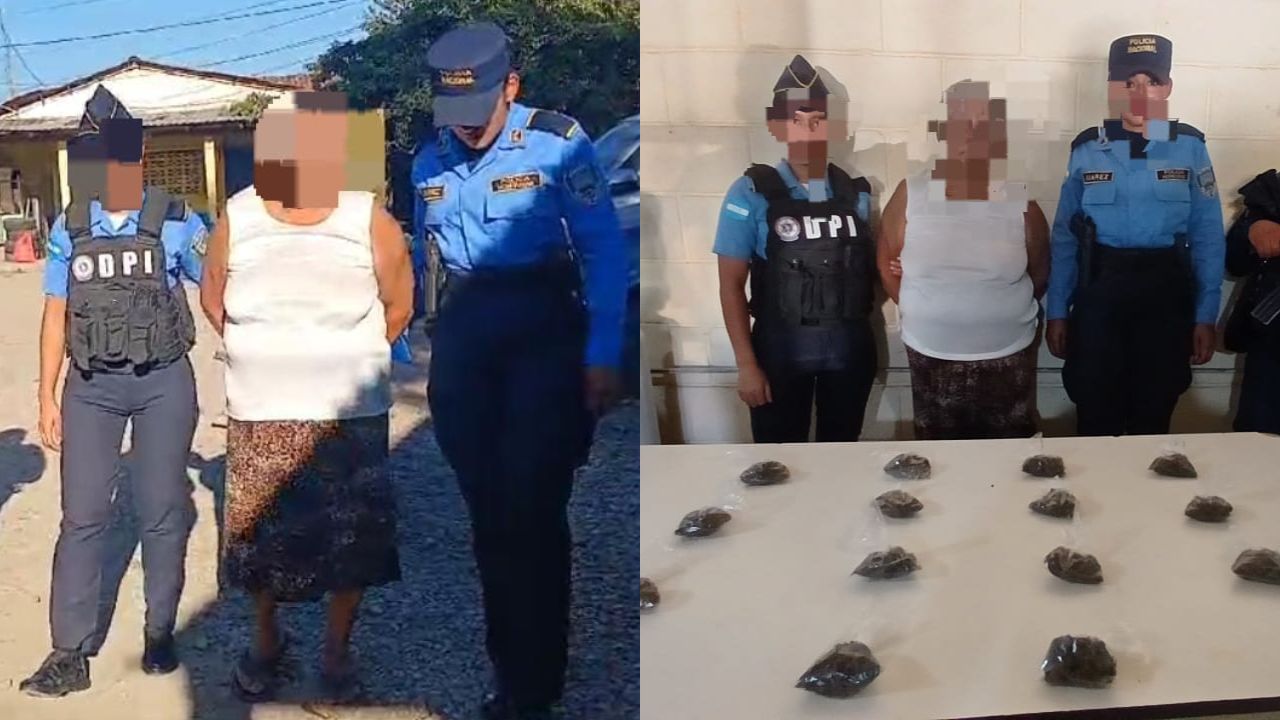 Cae abuelita hondureña por presunto tráfico de drogas en Olancho