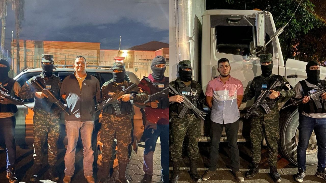 Detienen a dos hombres que trasladaban cigarros ilegales en Choloma, Cortés