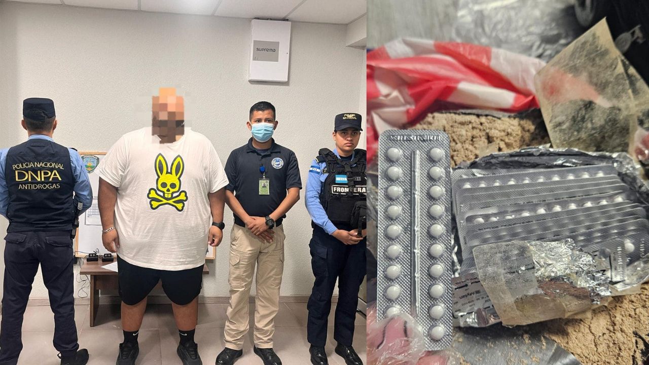 Capturan en Palmerola a hombre que pretendía llevar cocaína a EE. UU.