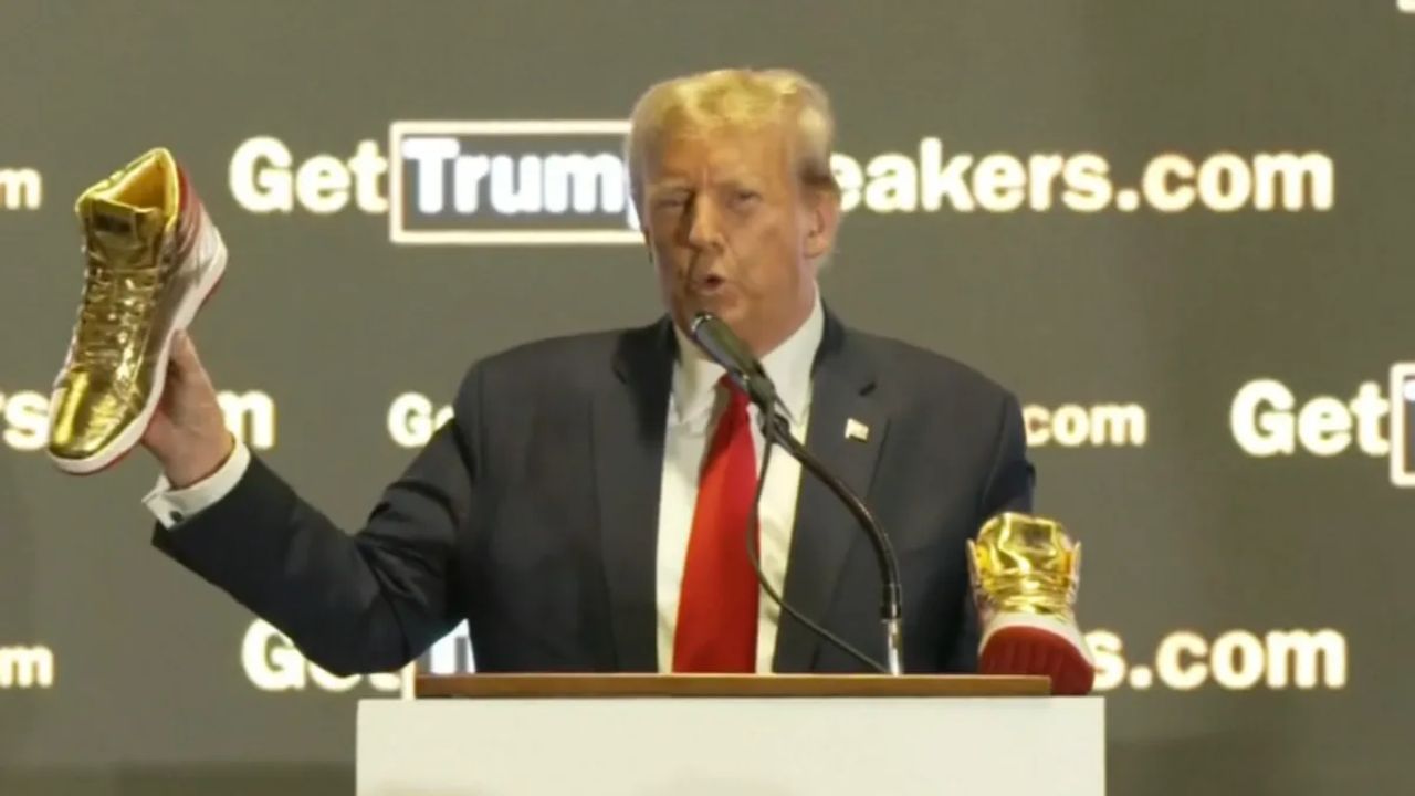 De la política a los deportes: Donald Trump lanza al mercado su diseño de tenis