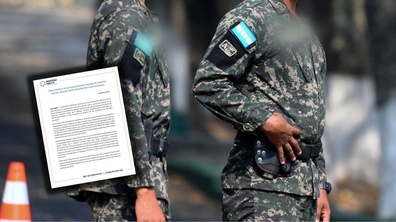Emiten requerimiento fiscal contra cinco miembros de las FF. AA. por asesinato y torturas
