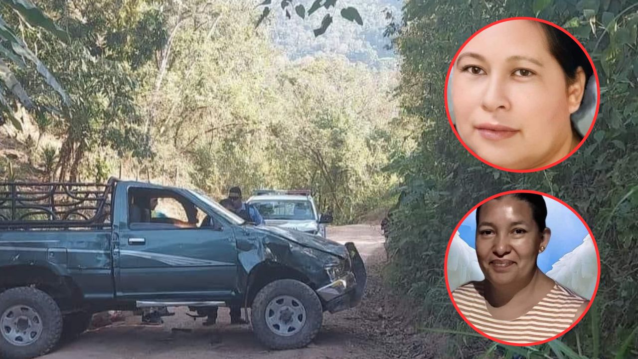 Hermanas mueren en accidente en Comayagua tras desperfecto mecánico del vehículo