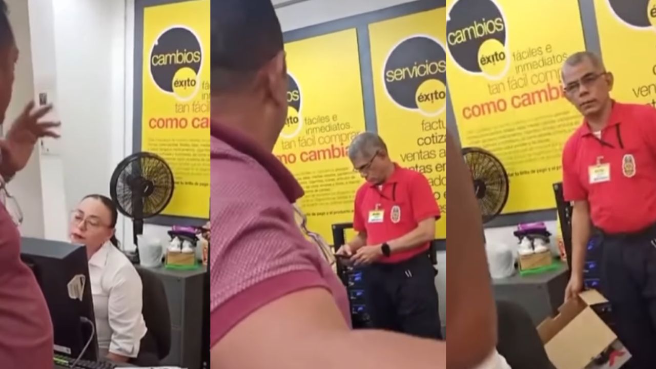 VIDEO: Cliente agrede a empleados de una tienda porque no le hicieron un cambio