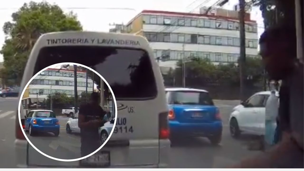 VIDEO: Limpiaparabrisas finge ser atropellado para extorsionar a conductor
