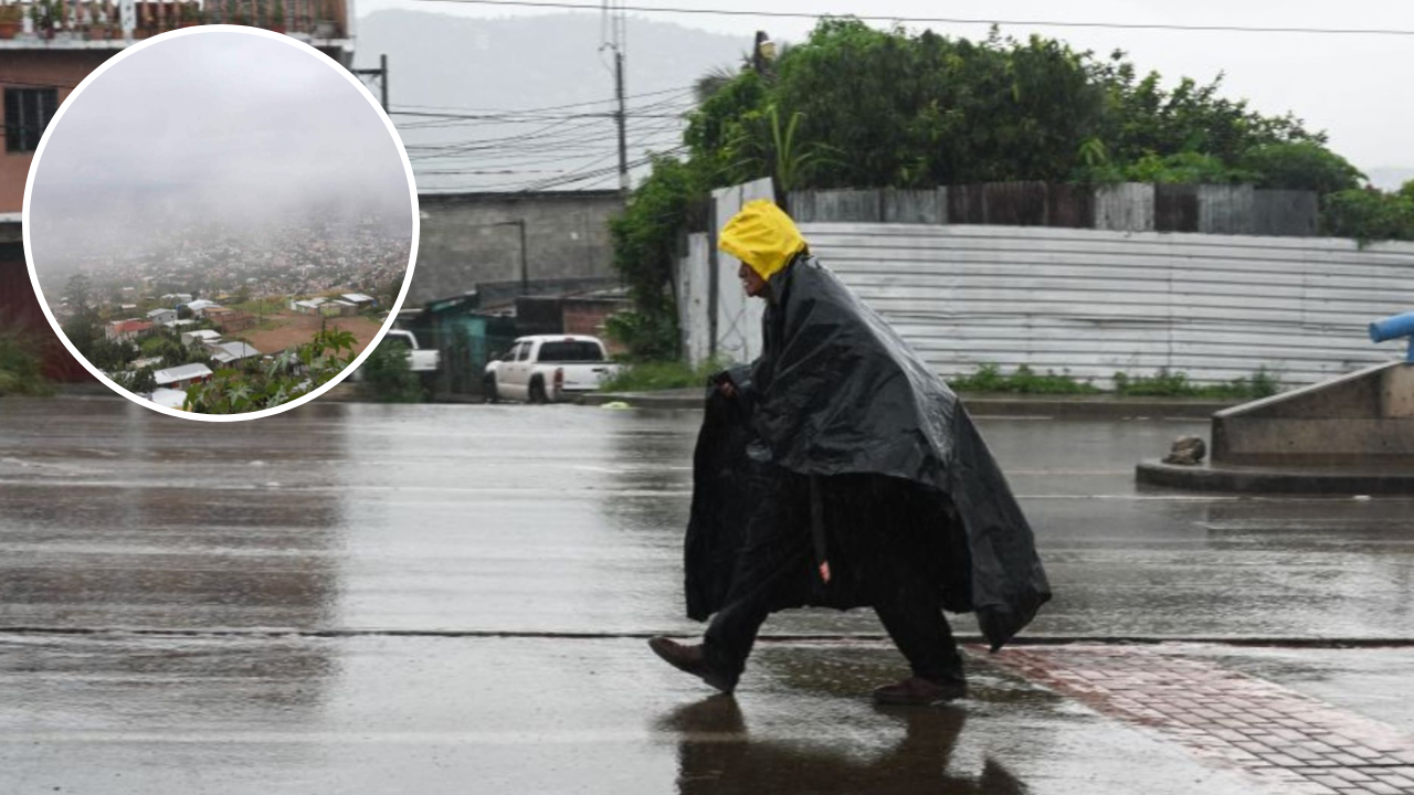 Lunes lluvioso en la mayor parte de Honduras por frente frío