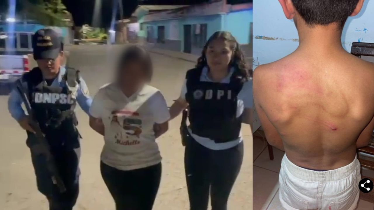 Niño hondureño denunció a su madre porque lo fajeó, ella fue detenida