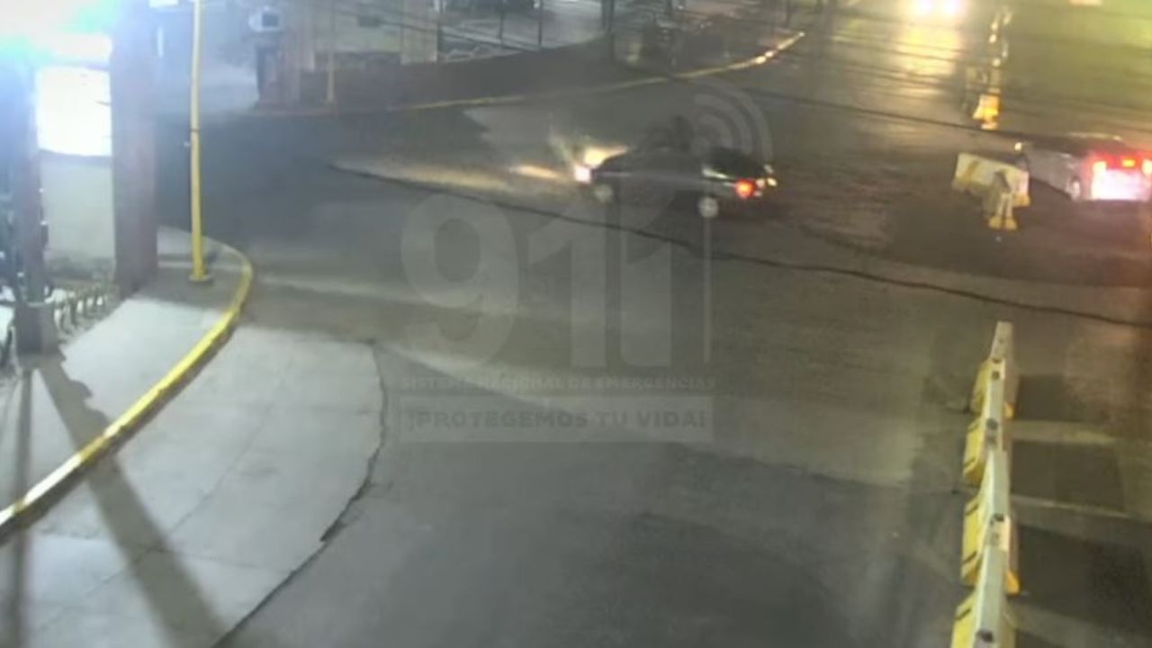 'Salió volando', captan encontronazo vial entre moto y carro en Tegucigalpa