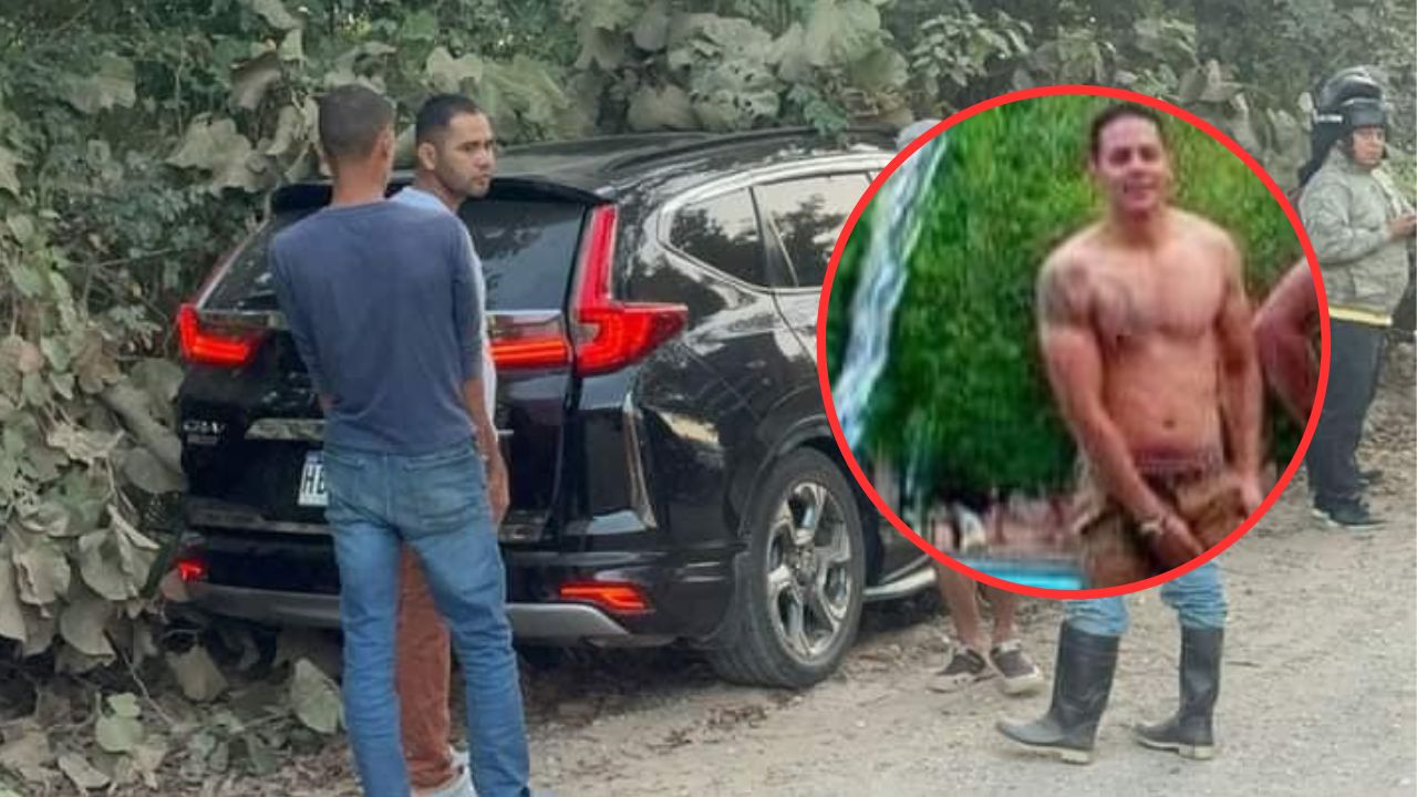 Hallan a hombre muerto dentro de baúl de camioneta en Olanchito