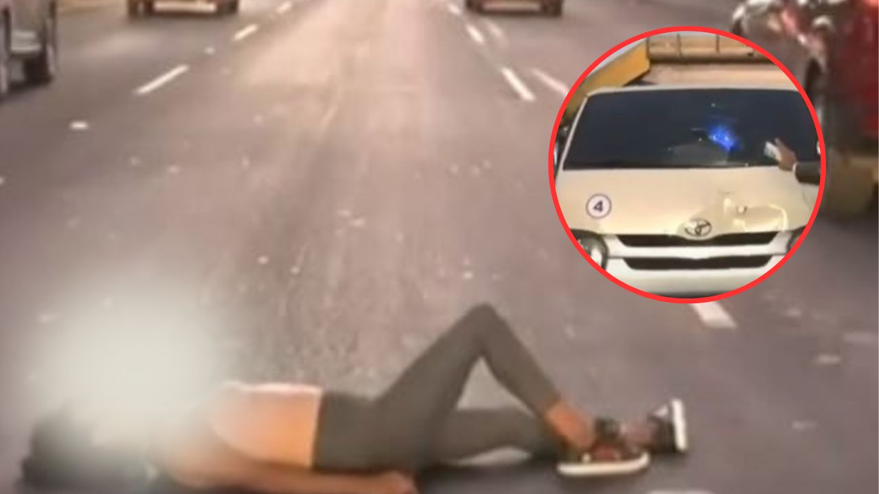 VIDEO: Joven no cruzó por puente peatonal y fue embestida por busito en Tegucigalpa