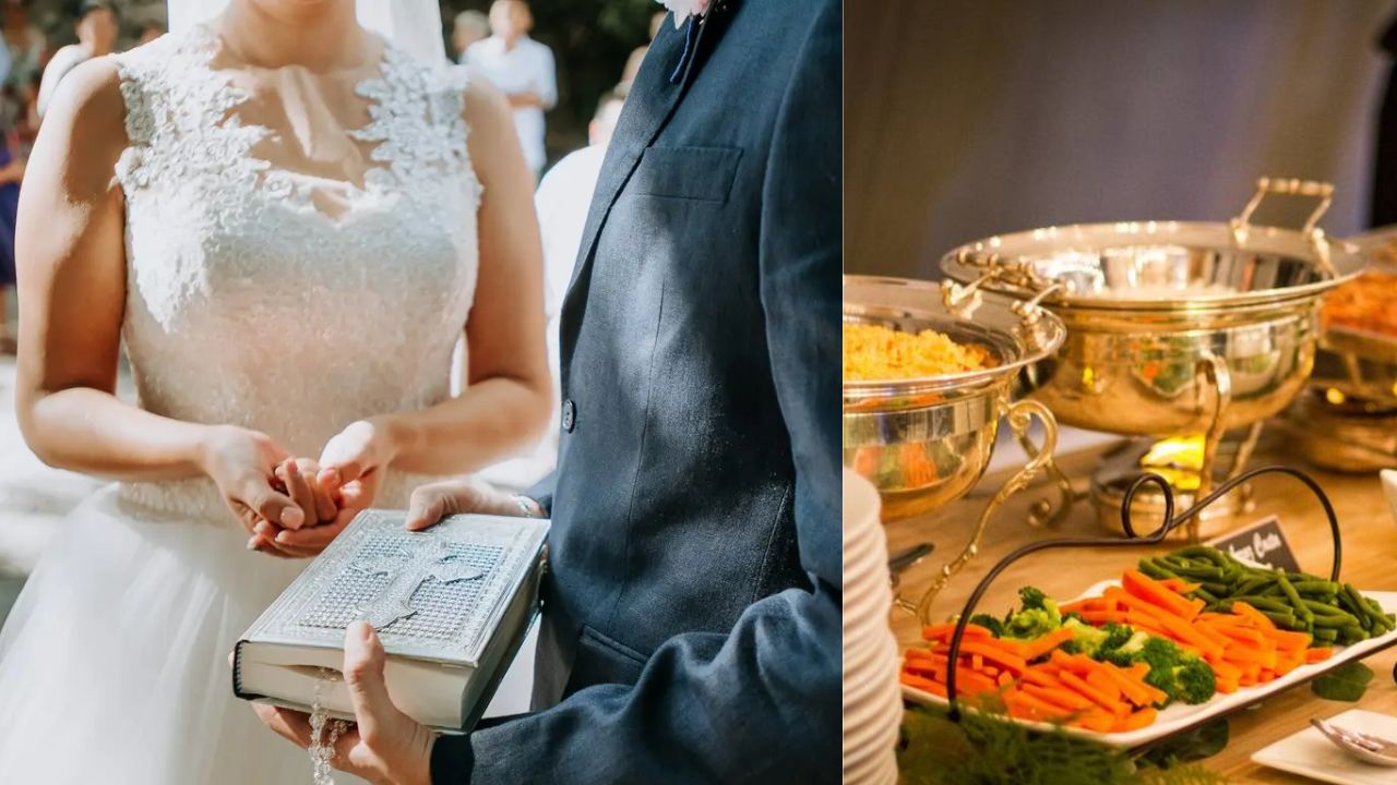 Pareja pide a los invitados de su boda que paguen la comida, en lugar de llevar regalos