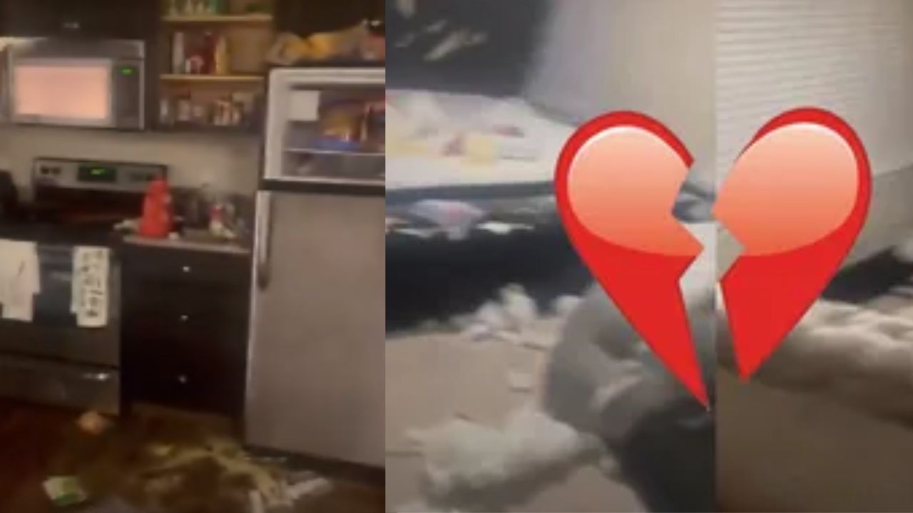 ¿Por infiel? Novia destroza apartamento de su novio y todo queda en vídeo