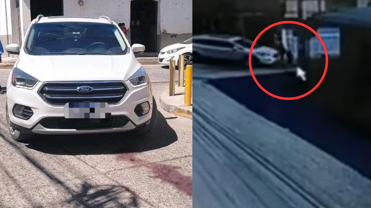 Así fue el momento en que atropellaron a niña de 6 años en Marcala, La Paz