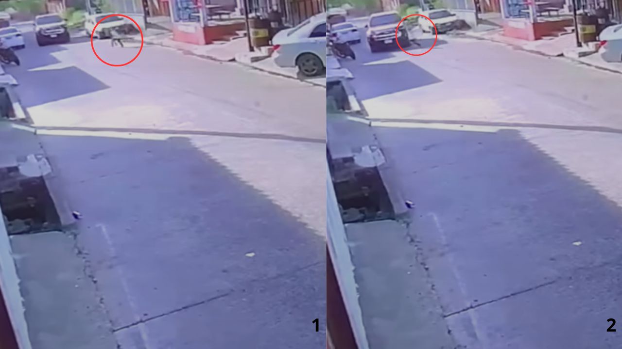 Sale a la luz video del momento en que niño fue atropellado en Choluteca