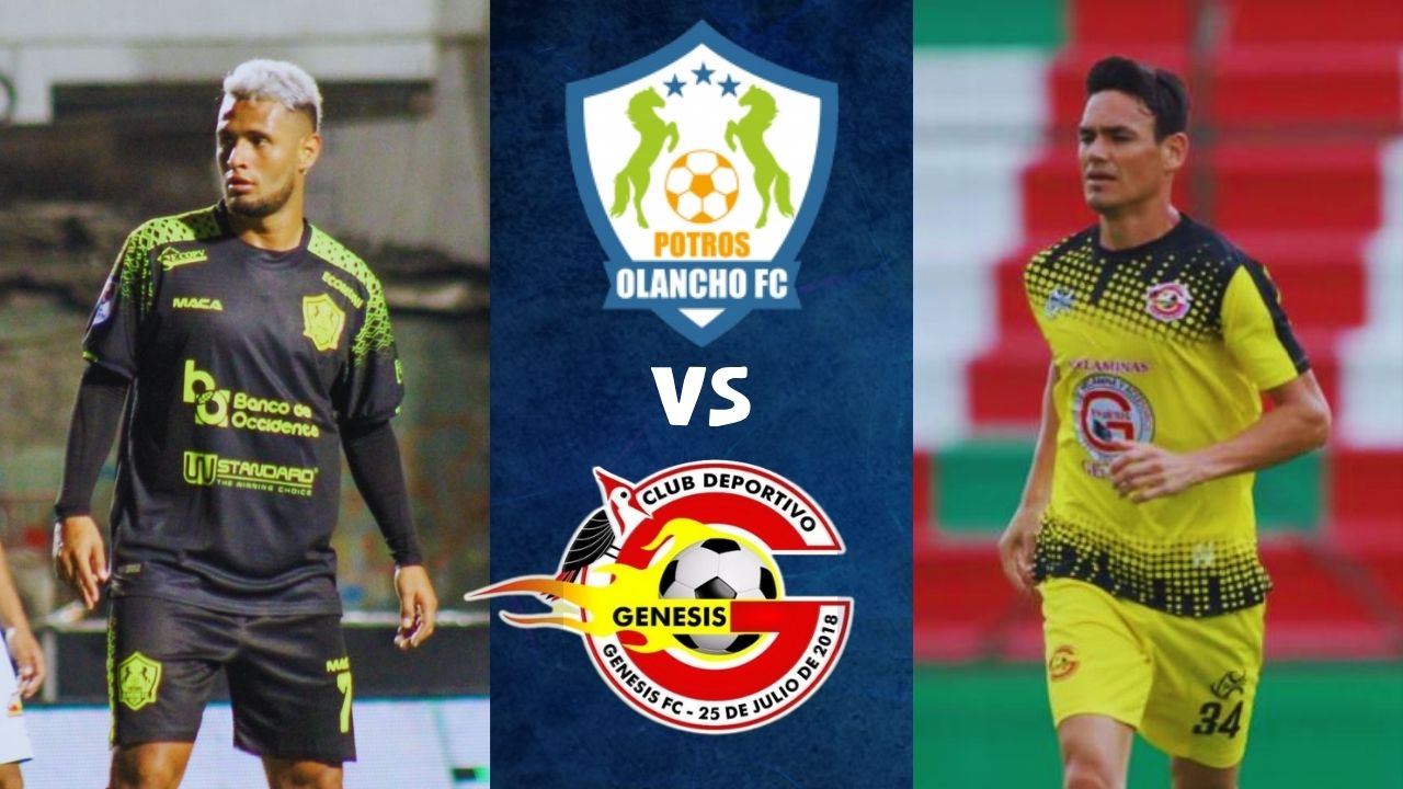 Olancho FC vs. Génesis EN VIVO hoy: alineaciones y minuto a minuto del partido de Potros