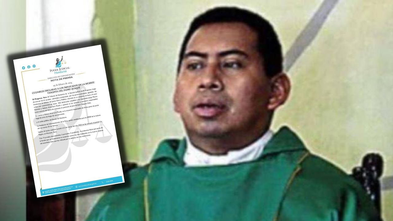 Declaran culpables a dos hombres por asesinato de padre Enrique Vásquez