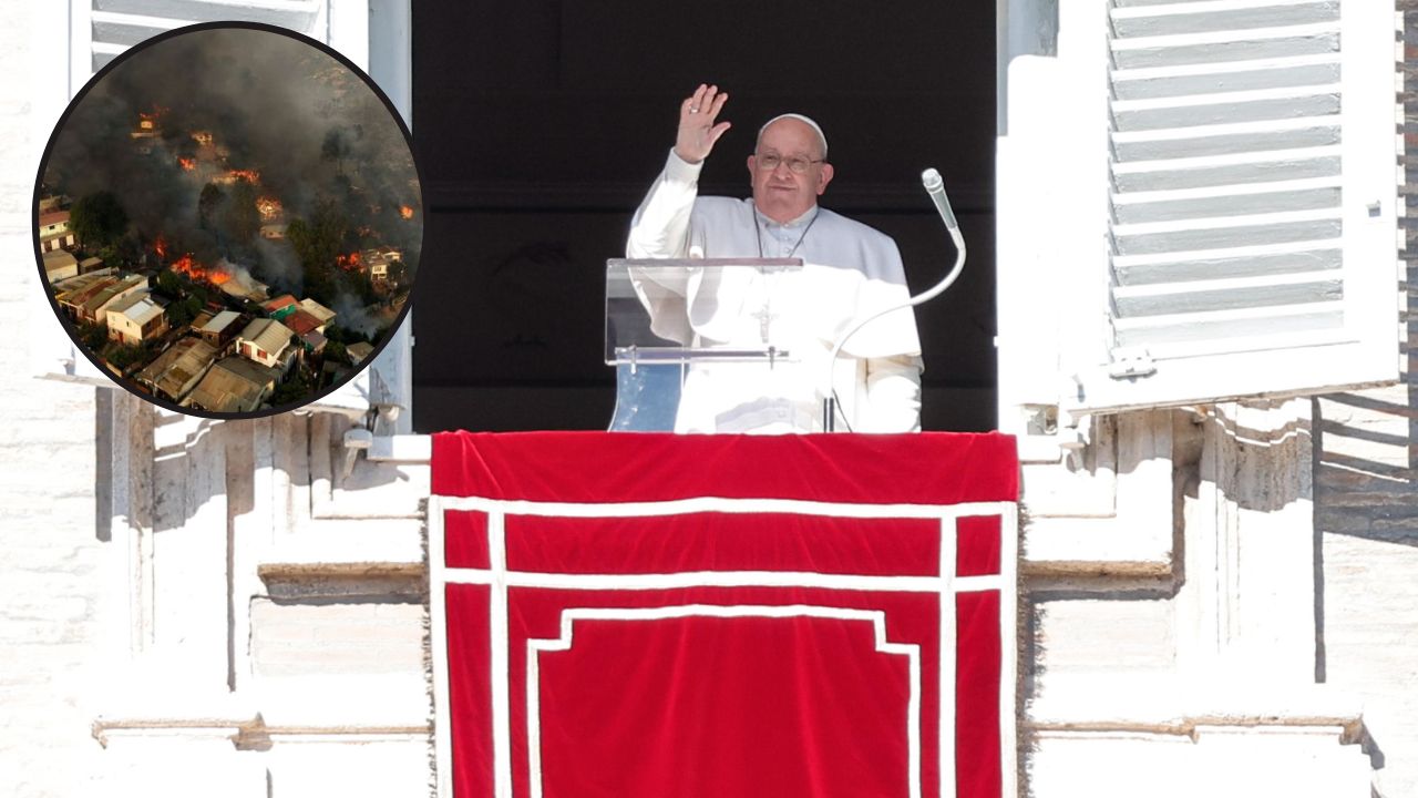 El papa pide oraciones por los muertos y heridos de los devastadores incendios en Chile