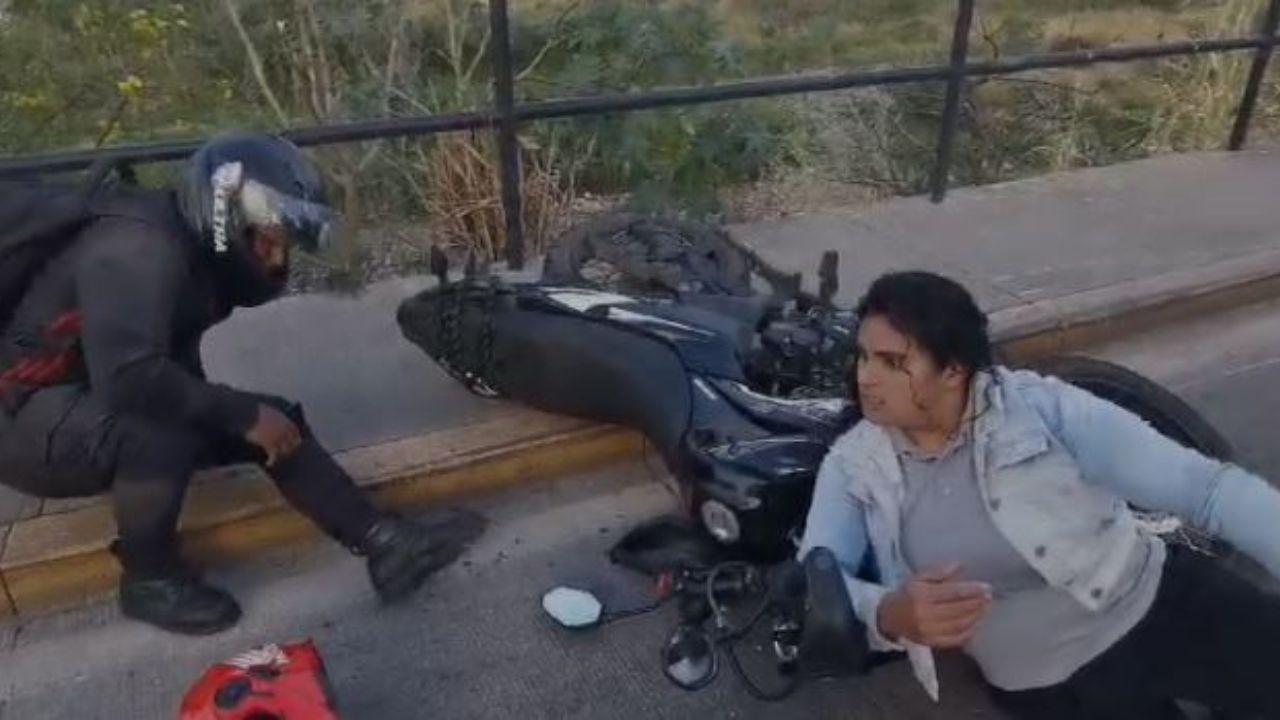 'Te metiste de un solo', motociclistas hondureños terminan culpándose tras colisión