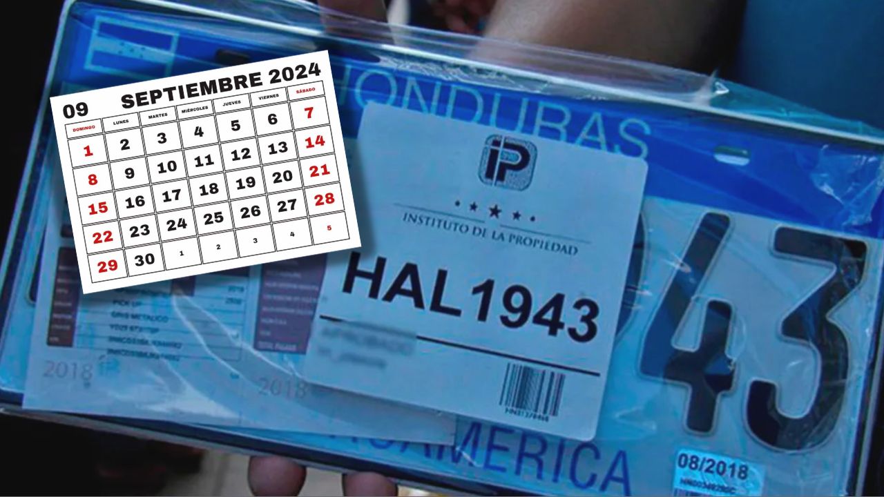 Hasta finales de septiembre se entregarían placas metálicas, según IP