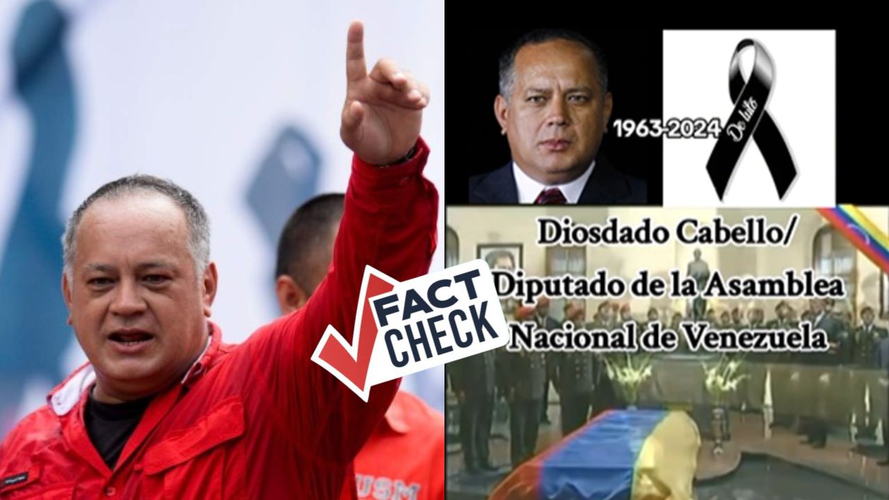 ¿Se murió Diosdado Cabello? Circula en internet la supuesta muerte del parlamentario
