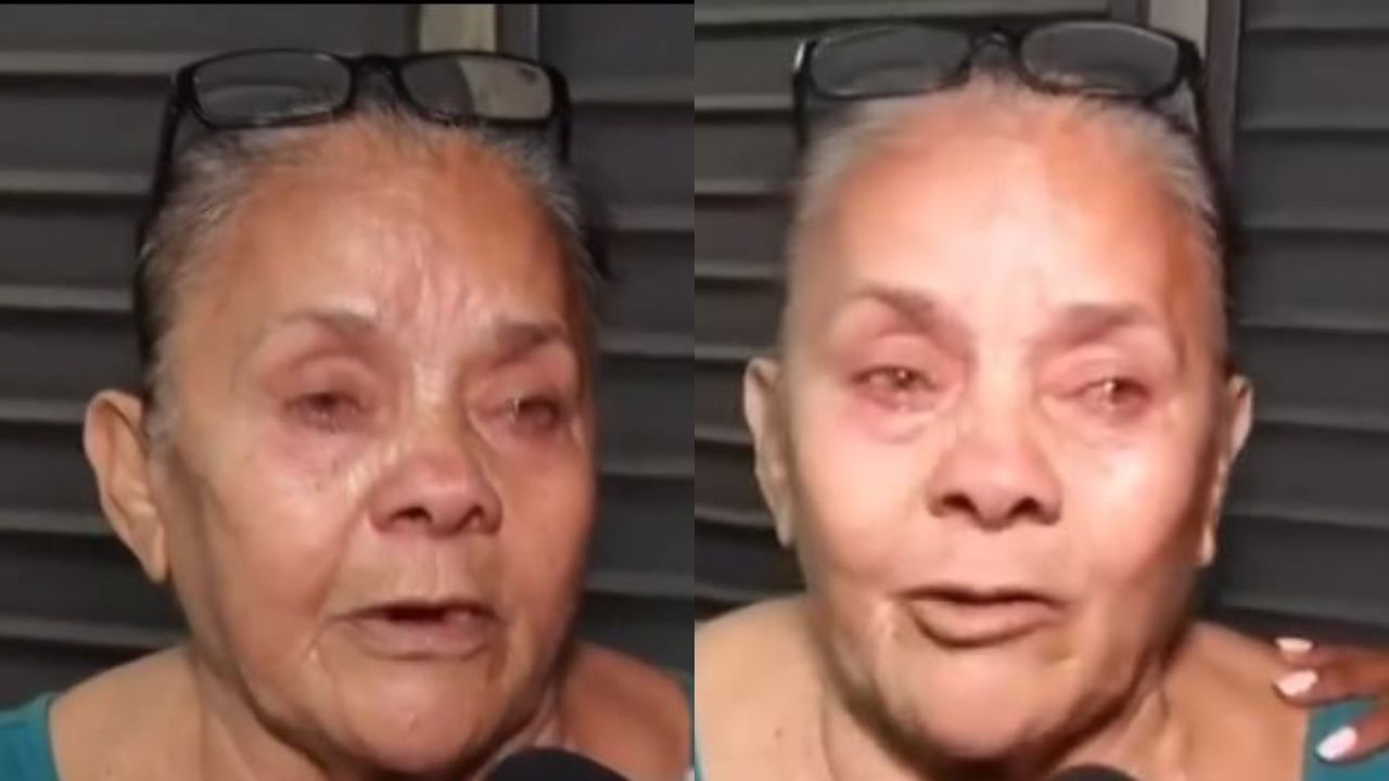 Vendedora hondureña clama llorando que vayan a comprar al mercado 'Los Dolores'