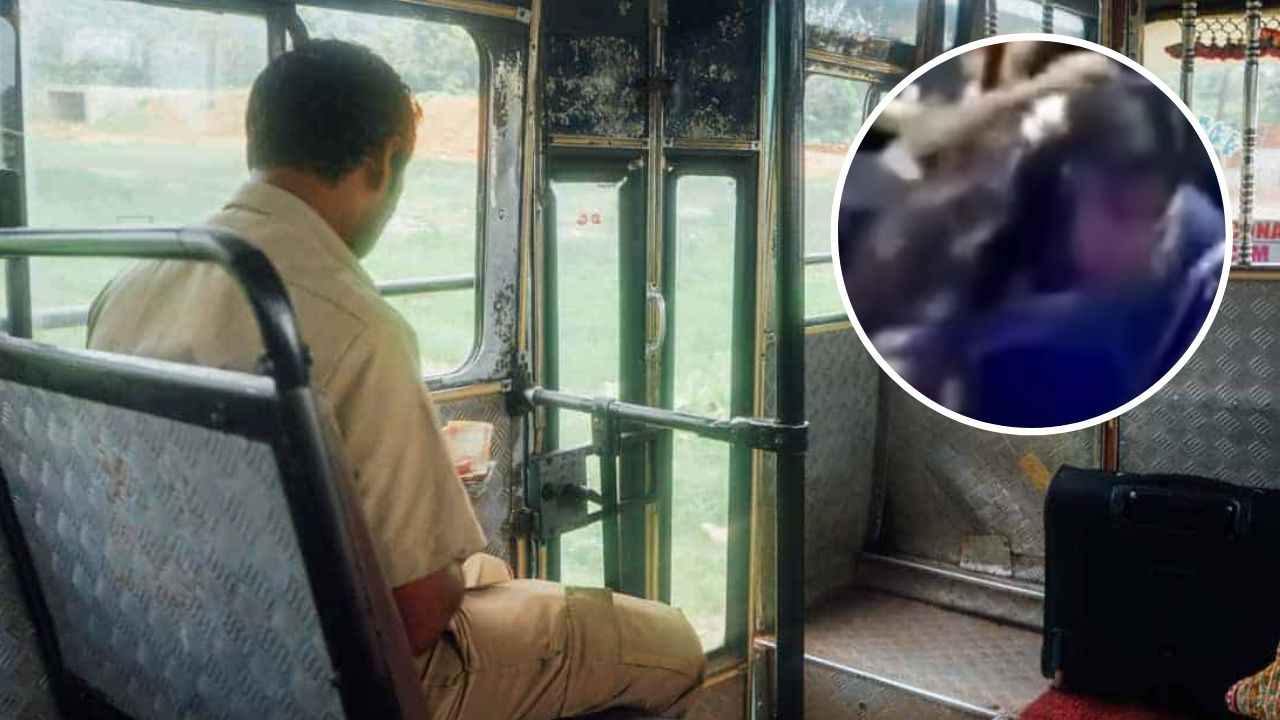 Vídeo: hombre salva a mujer agarrándola del cabello durante choque de autobús
