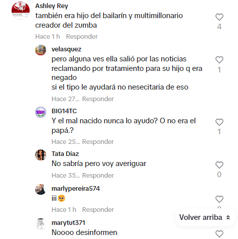 Otro de los comentarios donde internautas aseguran quién es, supuestamente, el padre de Ángelo Bossa. Foto: redes sociales