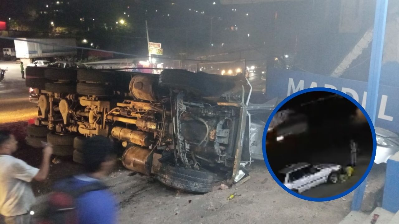 Vídeo: Cuatro personas heridas deja accidente de tránsito en la salida a Danlí