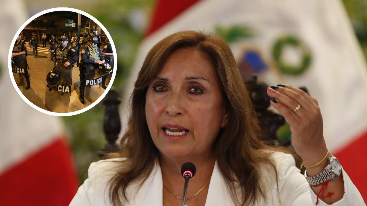 El equipo fiscal y policial que investiga a Boluarte llega al Palacio de Gobierno de Lima