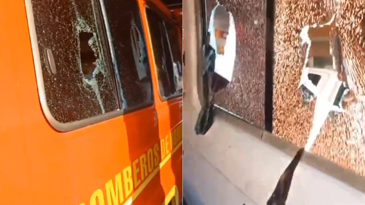 Hombres alcoholizados atacan a personal del cuerpo de Bomberos en la capital