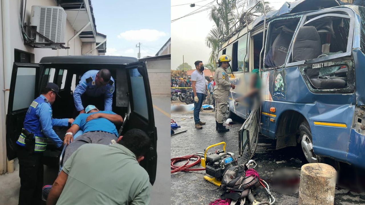 Del hospital a la cárcel ayudante de bus que provocó la muerte de 17 personas en Copán