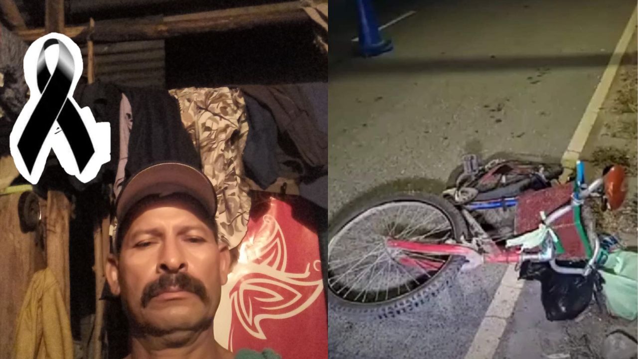 Hondureño en bici muere arrollado, conductor intentó huir pero el carro se le apagó